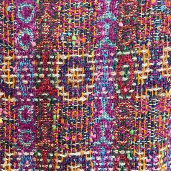 Vintage Robert Clarence Saks 5th ave Potpourri Collection Woven Skirt Read Size - Picture 4 of 5